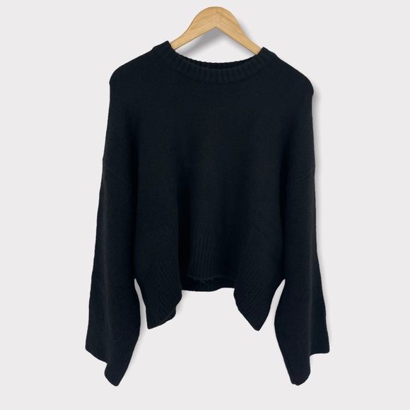 EDITED Black Grace Slouchy Jumper‎ Sweater - Picture 1 of 8